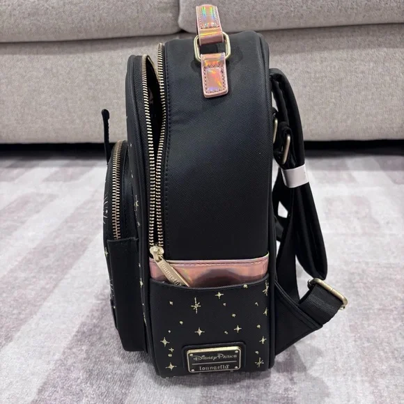 Disney Black and Gold Castle Backpack Backpacks